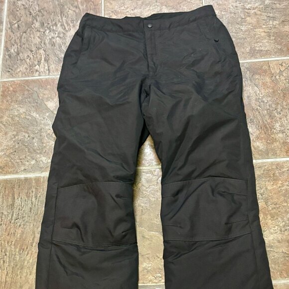 ~~Lands end Women’s Snow pants size M 10-12 Black..VGUC!! - Picture 1 of 4